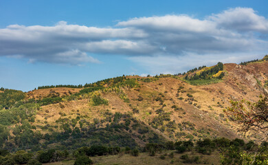 red rocks in the mountains