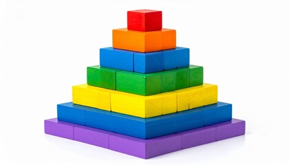 Obraz premium wooden toy blocks