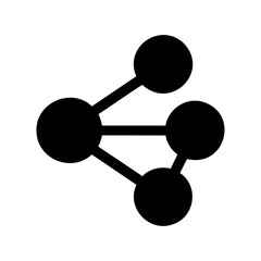 Abstract network illustration representing connections and relationships between elements within a system