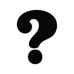 Naklejka premium The enigmatic question mark a symbol of inquiry and uncertainty depicted simply