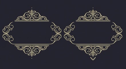 双頭の優雅な紋章