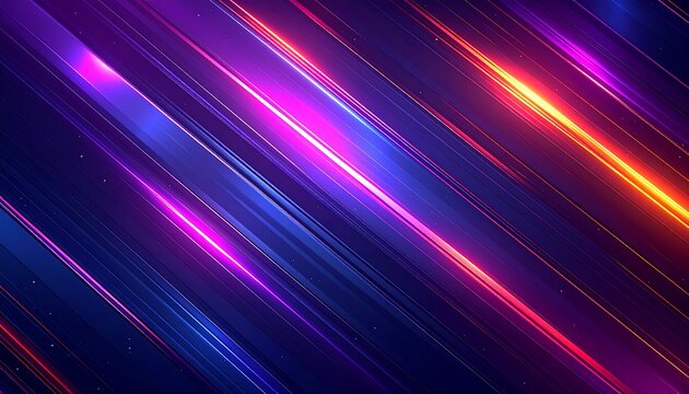 Vibrant diagonal lines with glowing accents