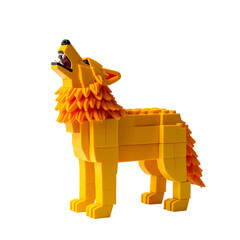 Toy wolf figure