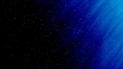 Fototapeta premium Abstract Deep Blue Night Sky with Glittering Stars Background Texture