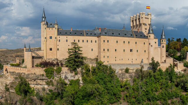 Alcázar fortress in Segovia, Spain	