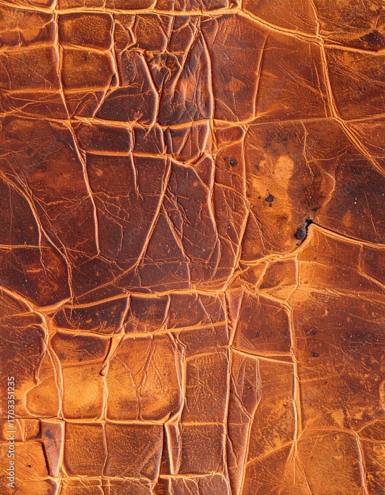 Poster close up abstract cracked brown surface pattern texture background design material