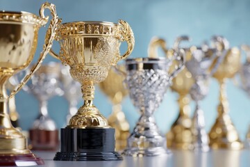 gold trophy cup