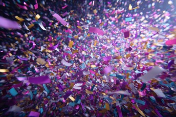 confetti popping background