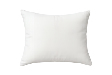 white pillow isolated on white