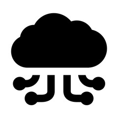 cloud icon for illustration