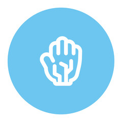 cybernetic enhancements icon for illustration