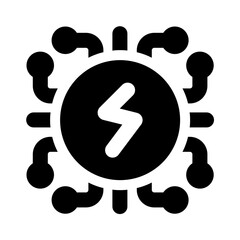 energy core icon for illustration
