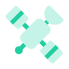 satellite icon for illustration