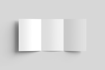 A5 Trifold Brochure Mockup Blank