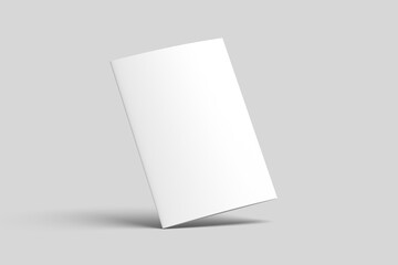 A5 Trifold Brochure Mockup Blank