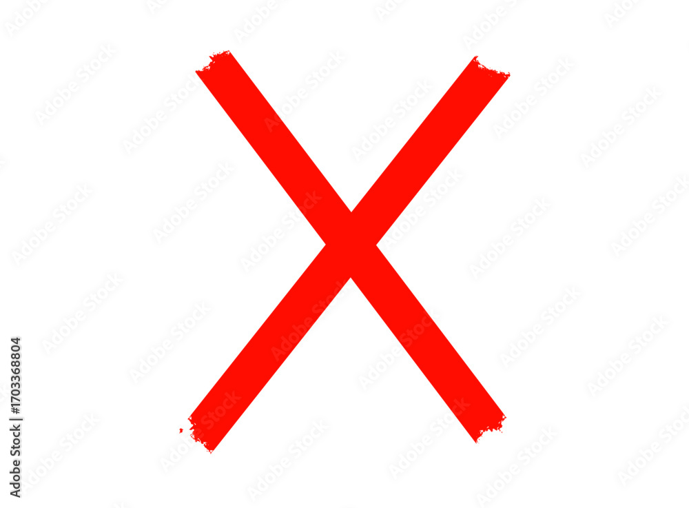 Poster red cross symbol isolated on transparent background