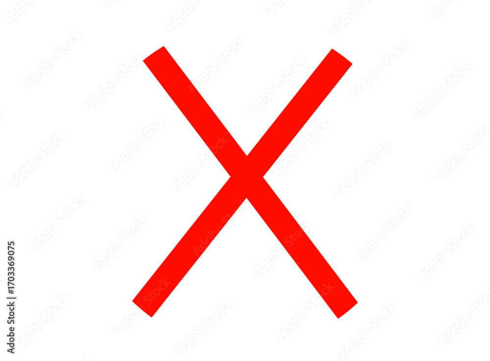 Poster red cross symbol isolated on transparent background