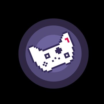 A pixel art pop-up animation with pulsing loop effect, showing &ldquo;Game Time&rdquo; in retro arcade style. Simple, energetic, perfect for interactive game category.