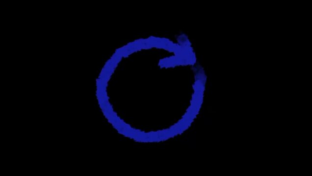 Load icon, circular loading arrow
