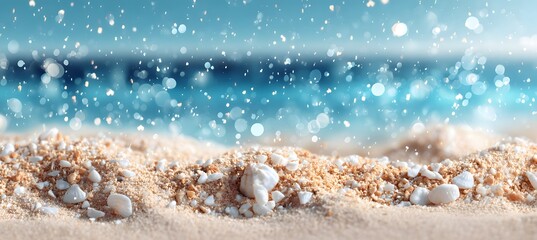 Sparkling Beach Scenery