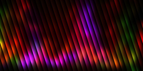 Abstract background with diagonal lines of red purple and green creating a colorful pattern