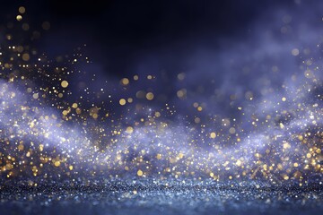 Glowing Dust Particles in Space