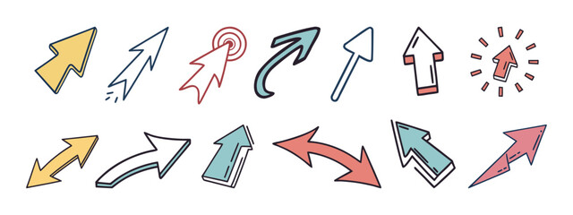 collection of arrows in different styles