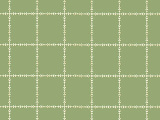 GREEN PATTERN MODERN BOHO