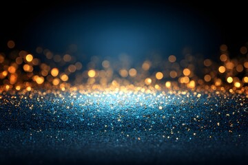 Abstract Lights Sparkle Bokeh Background