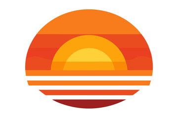 sun icon vector illustration