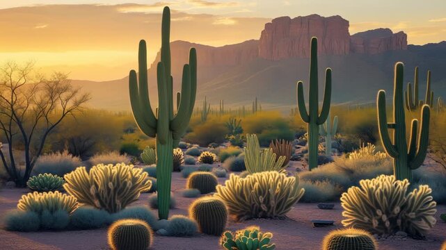 cactus in the desert