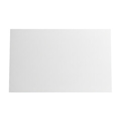 Blank white horizontal paper mockup for presentation