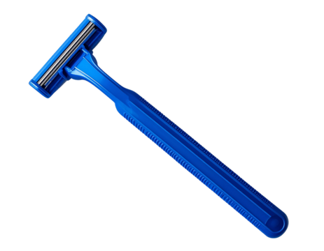  Multi-Blade Blue Razor for Grooming – PNG Transparent