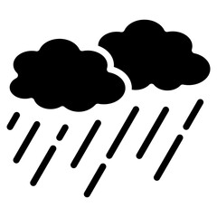 Rain  Icon Element For Design