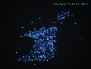 abstract digital networking connectivity vector map design	