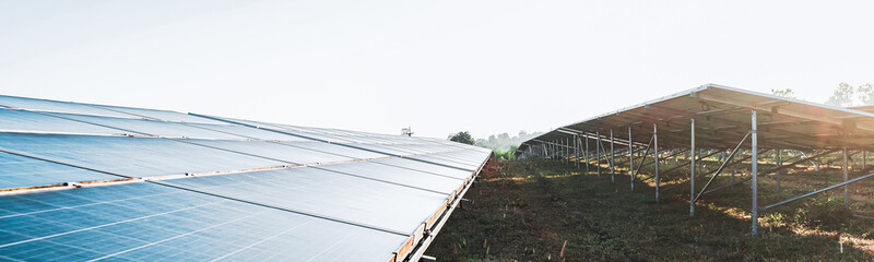 solar panels natural energy sky background sunlight
