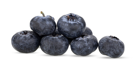 Blueberry isolated on transparent png