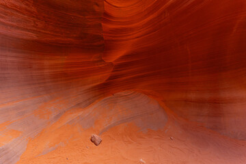 アメリカ　アリゾナ州のロウワーアンテロープキャニオンの風景　グランドキャニオン　グランドサークル