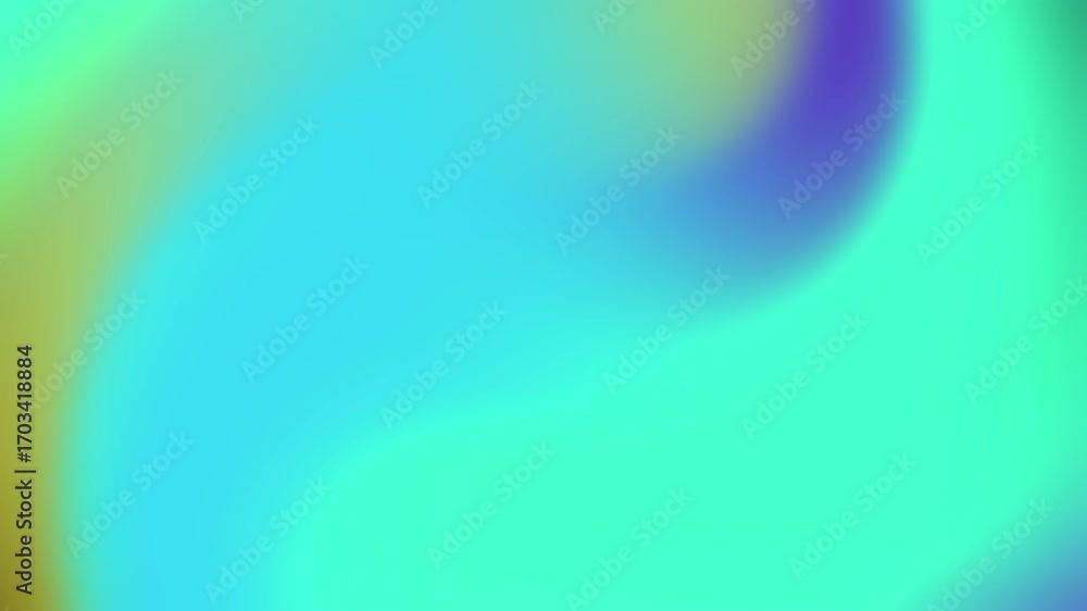 Poster soft colorful waves in motion create a gradient energy abstract with a vibrant blue and green line p