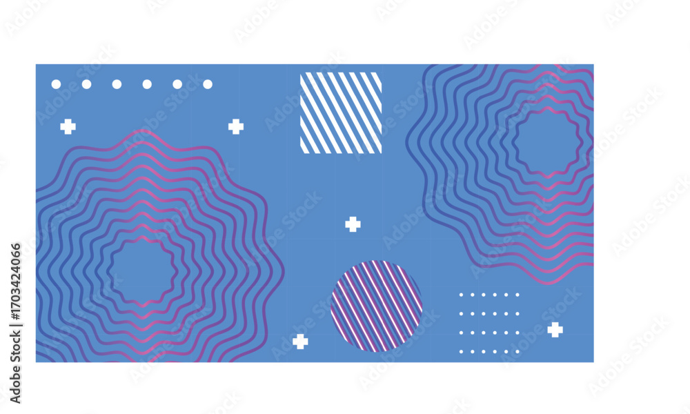 Aufkleber abstract gradient colors geometric banner background. vector abstract graphic design banner backgrou