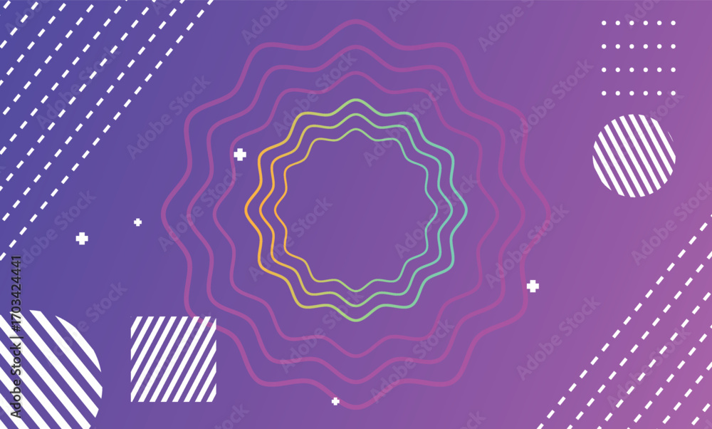 Poster abstract gradient colors geometric banner background. vector abstract graphic design banner backgrou