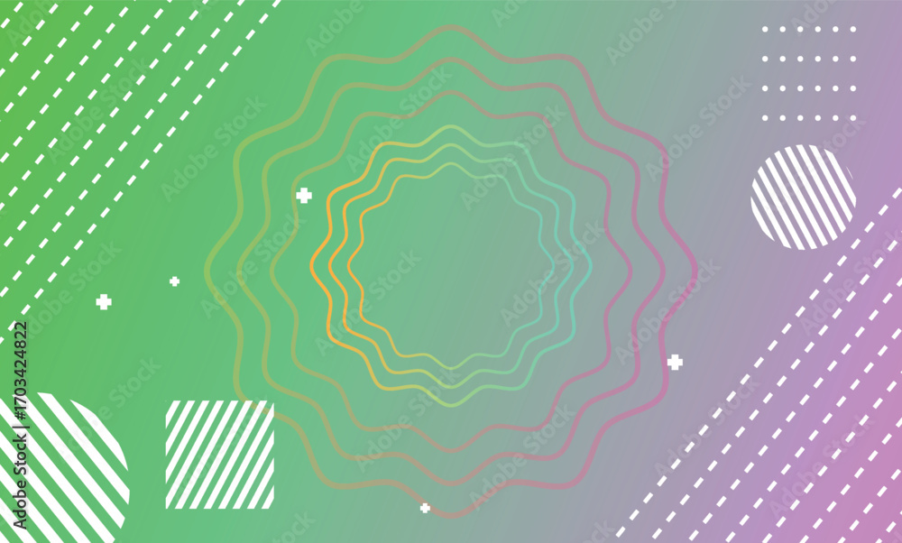 Aufkleber abstract gradient colors geometric banner background. vector abstract graphic design banner backgrou