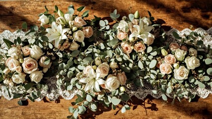 Floristry Flower Arranging Floral design Garden roses Perfumer Old money nails Floraly Bouquet Wedding ceremony supply Bridal clothing Stephanotis Micro aesthetic Fragrantica Lisianthus girl basket C