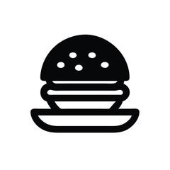 Fototapeta premium Hamburger icon on a white background