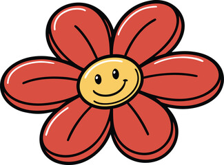 Beautiful flower clipart illustration design. Colorful floral clipart collection artwork. Decorative flower clipart isolated design. Elegant floral clipart detailed illustration. Spring flower clipart