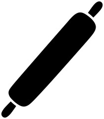kitchen illustration cooking silhouette bakery logo food icon cook outline dough pin rolling culinary utensil pastry baking bake preparation shape for vector graphic background