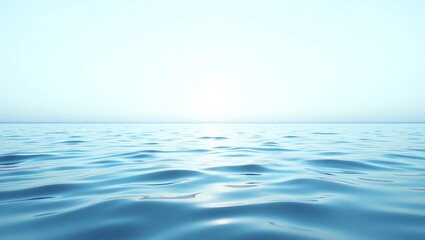 Obraz premium Ocean surface reflecting sunlight