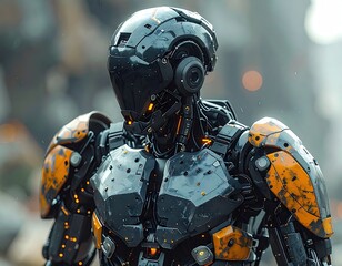 Cyborg in a Post Apocalyptic Setting