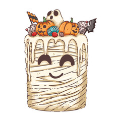 Whimsical Halloween Frankenstein Monster Cake