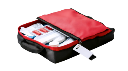 Personalized First Aid Kit with Custom Name Tag